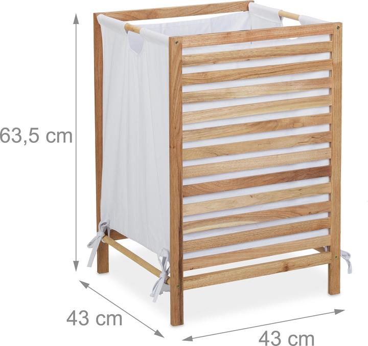 Actual product image Relaxdays Laundry basket (60 l)