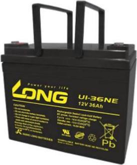 Long U1-36NE U1-36NE Lead-acid battery 12V 36Ah lead-fleece (AGM) (W x H x D) 196 x 169 x 130mm M6 screw (12 V, 36 Ah)