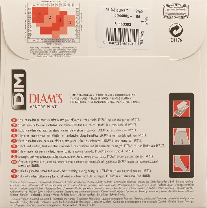 Produktbild DIM Diam’s Ventre Plat (25 DEN, 34 - 36)