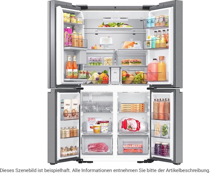 Actual product image Samsung RF65DG9H0ESREF, French Door (stainless steel, Family Hub, Cool Select+, Beverage Centre) (636 l)