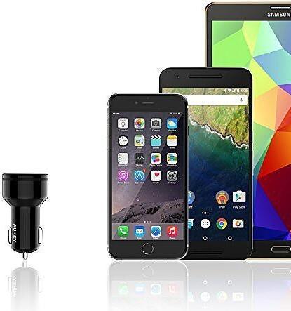Actual product image Aukey CC-Y7 Auto Charger