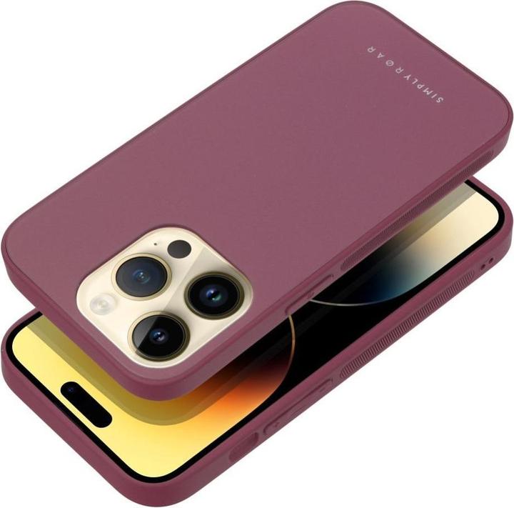 Immagine prodotto Roar SM Custodia in vetro opaco per iPhone 14 rosso vino (Apple iPhone 14)