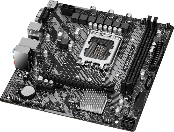 Produktbild AsRock H610M-HDV/M.2 R2.0 (LGA 1700, Intel H610, mATX)