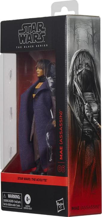 Produktbild Hasbro Star Wars: The Acolyte Black Series Actionfigur Mae (Assassin) 15 cm