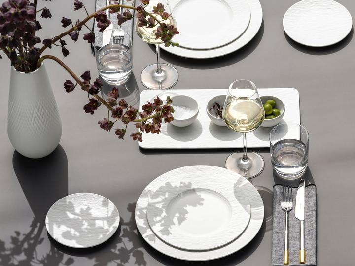 Actual product image Villeroy & Boch Multifunctional rectangular plate Manufacture Rock blanc