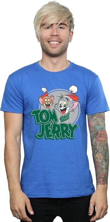 Immagine prodotto Tom & Jerry Christmas Greetings Maglietta Uomo (M)