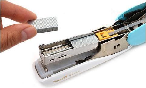 Actual product image Max Stapler Vaimo 11 white, flat stapler (32 Sheets)