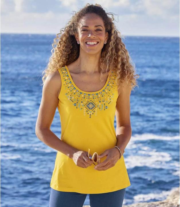 Produktbild Atlas For Women 2erPack Tops mit bedrucktem Ausschnitt (38, 39, 40)