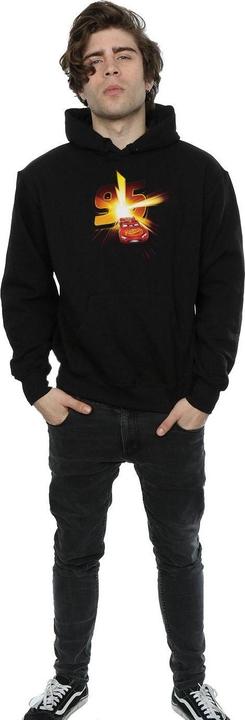 Immagine prodotto Disney Cars Lightning McQueen Burst Felpa con Cappuccio Uomo (3XL)