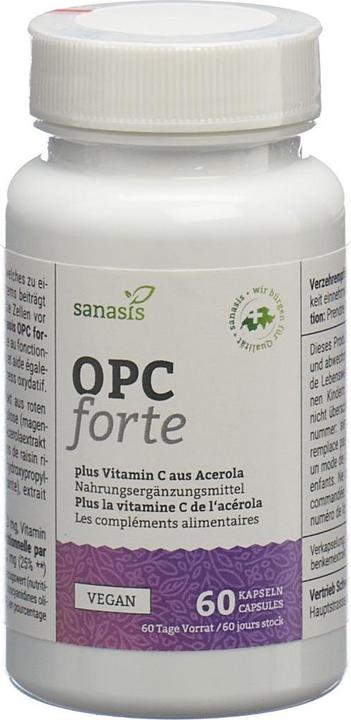 Actual product image Sanasis OPC Forte (60 Caps) (60 Piece, Capsules, 9 g)