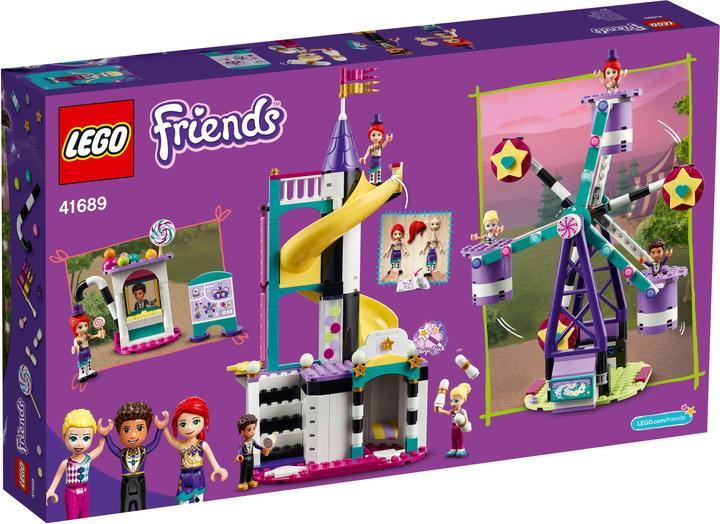 Immagine prodotto LEGO La Ruota panoramica e lo scivolo magici (41689, LEGO Friends)