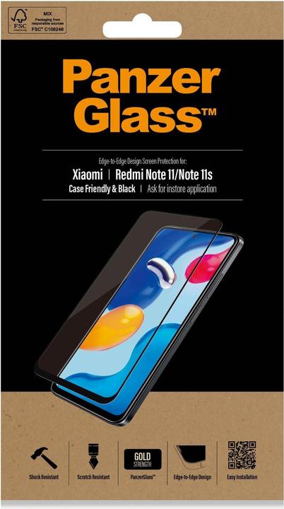 Produktbild PanzerGlass Case Friendly (1 Stück, Xiaomi Redmi Note 11S, Xiaomi Redmi Note 11)