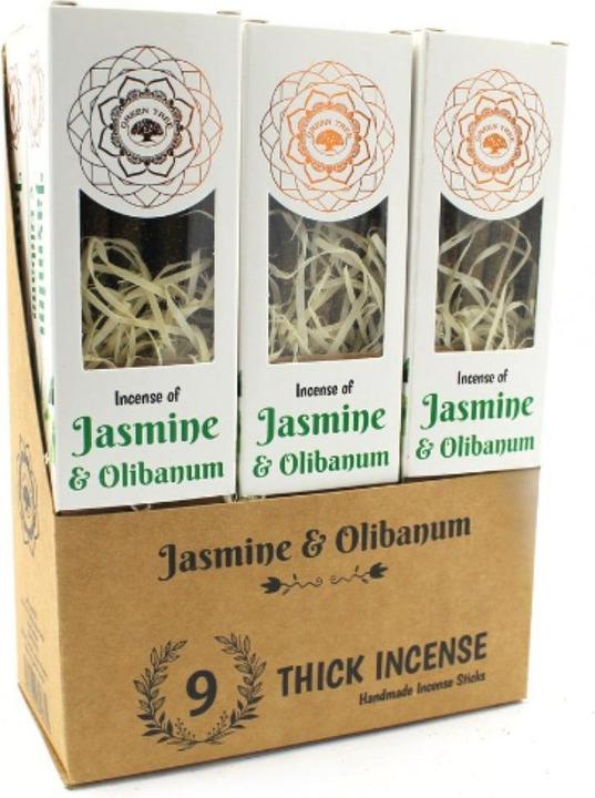 Produktbild Saraswati Räucherstäbchen Green Tree Jasmin.RS633