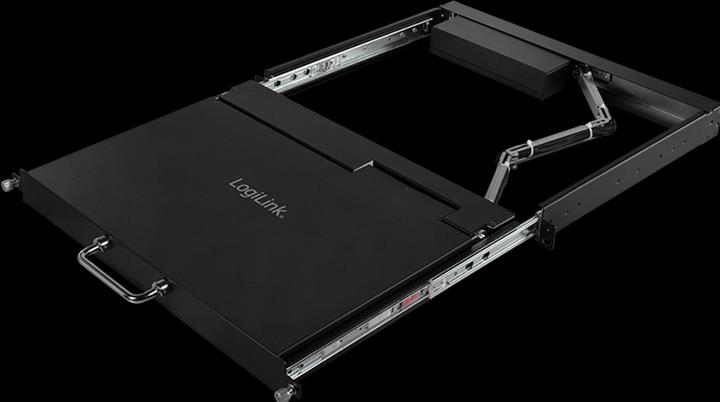 Produktbild LogiLink 17" LCD KVM Konsole mit KVM Switch, 8 Port, schwarz
