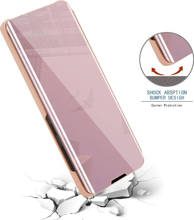 Immagine prodotto Cadorabo Copertina per specchietto retrovisore Smart View a libro (Samsung Galaxy A20e, Samsung Galaxy A10e)