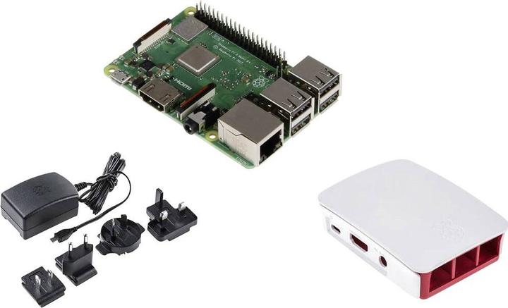 Actual product image Raspberry Pi 3 B Essentials Kit (1 GBRAM)