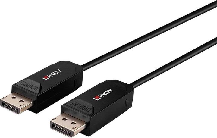 Immagine prodotto Lindy Cavo ibrido DP 2.0 UBHR10 da 10 m in fibra ottica 40Gbps, fino a 8K60 (10 m, DisplayPort)
