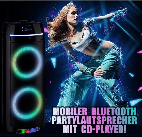 Actual product image Reflexion Bluetooth Speaker with CD (10 h, Electrical connection, Rechargeable battery operated)