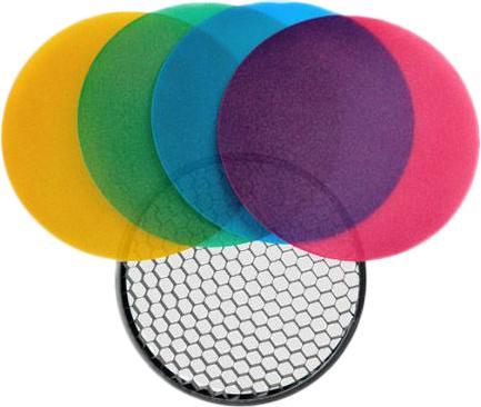 Actual product image Godox AD-S11&S12 Kit Color Gel Refl. grid (Various)