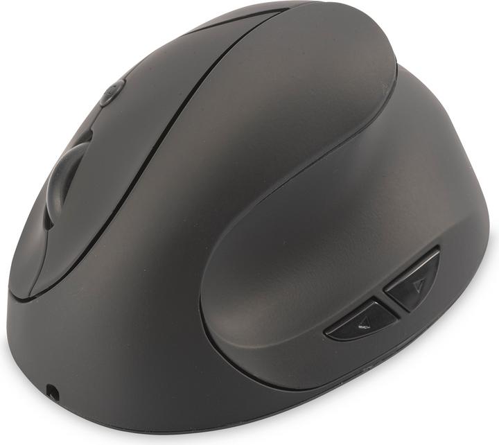 Digitus Ergonomischer vertikaler kabelloser 6 Tasten 1600 dpi schwarz (Kabellos)