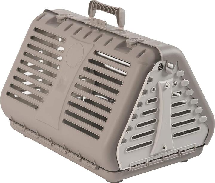 Image du produit Rotho TOBY Boîte de transport pliable avec roulettes (Chien, Chat, Respirant, Réflecteurs)