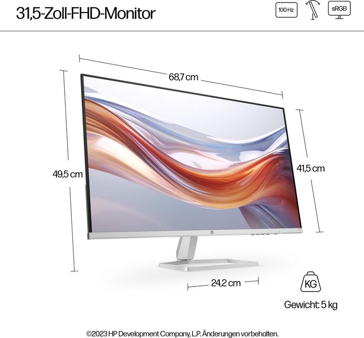 Actual product image HP Series 5 532sf (1920 x 1080 pixels, 32")