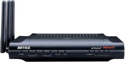 Buffalo Router Wireless-N DualBand, 300 Mbit/s