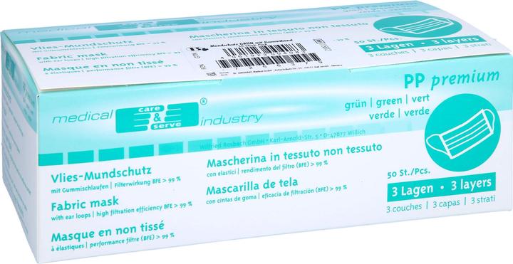Actual product image Dr. Junghans Mouthguard green with elastic band, 50 pcs