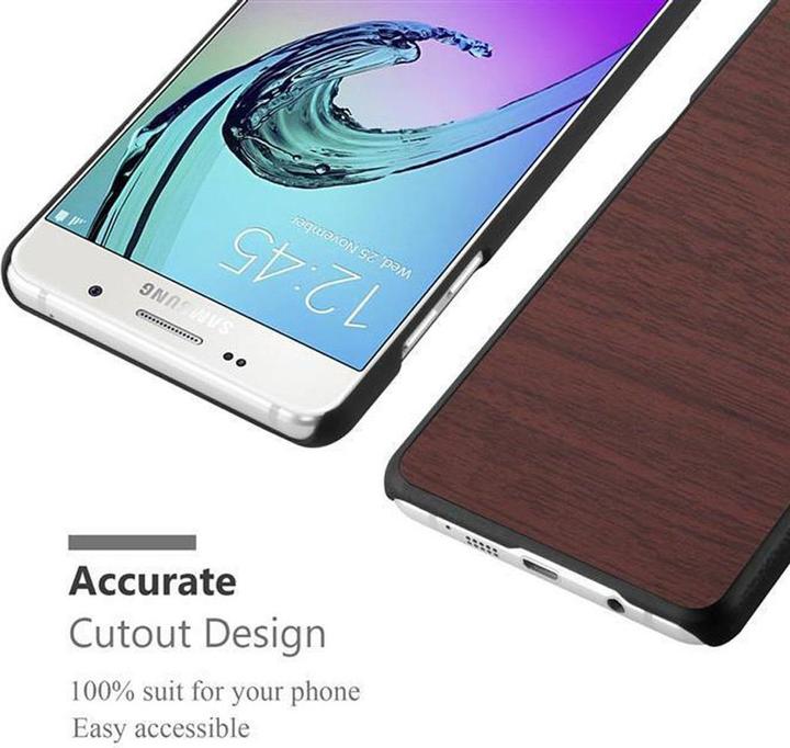 Actual product image Cadorabo TPU Wooden Cover (Samsung Galaxy A5 (2016))