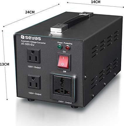 Actual product image Seyas Voltage transformer