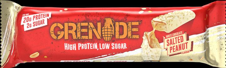 Actual product image Grenade Carb Killa White Chocolate Salted Peanut Protein Bar (12x60g) (White chocolate, Groundnut, 1 pcs., 800 g)