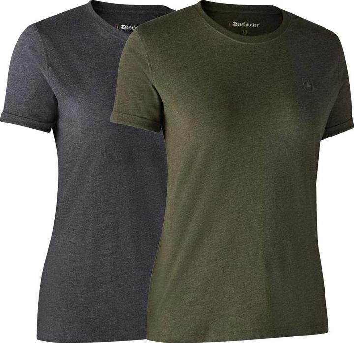 Deerhunter Women's Basic T-Shirt 2-Pack