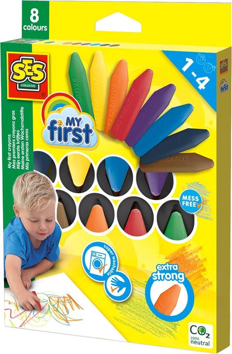 Productafbeelding Ses Mijn eerste krijtjes (veelkleurig, 8 x)
