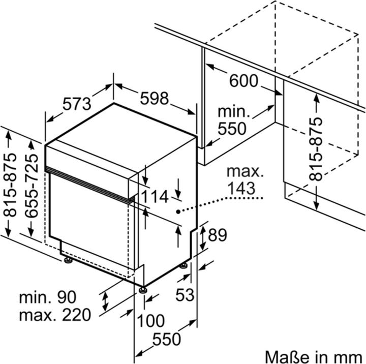Image du produit Bosch Hausgeräte SMI6ECS57E