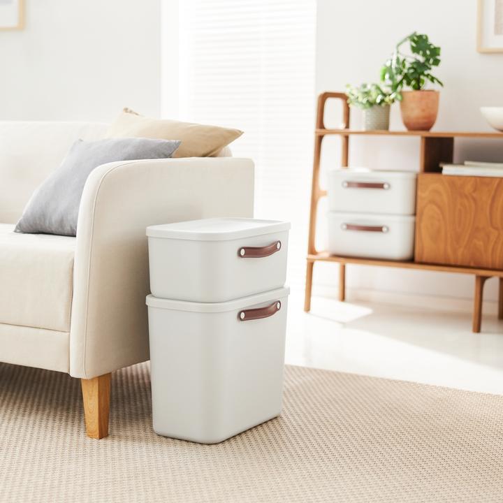 Actual product image Rotho Set of 2 storage boxes 12 l and 25 l MALOJA (25 l)