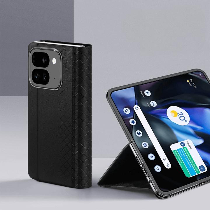 Actual product image Dux Ducis Bril Series Leather Cover (Google Pixel 9 Pro Fold)