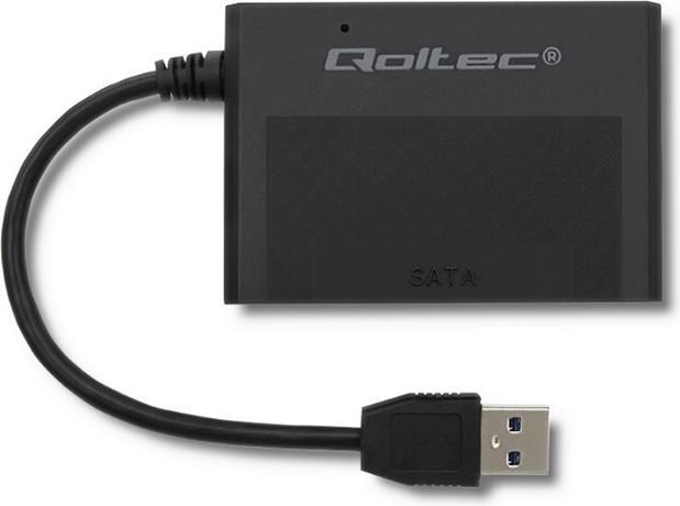 Produktbild Qoltec Hard Drive Adapter USB 3.0 HDD/SSD (SATA, USB 3.0)