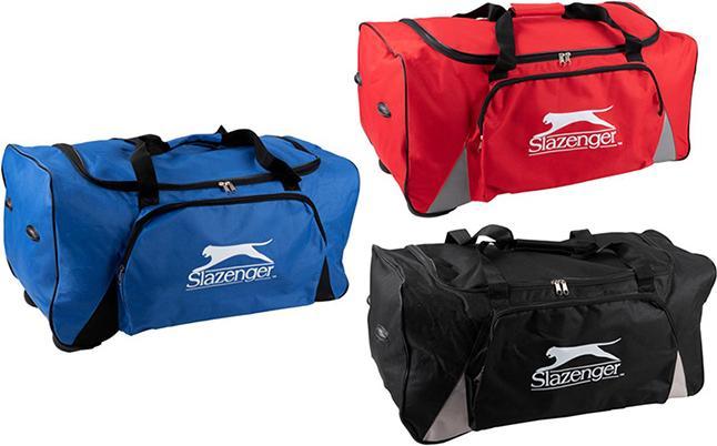Slazenger - Sportreisetasche auf Rollen (rot)