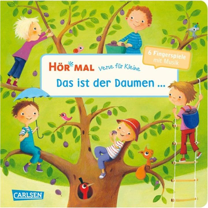 Actual product image Listen: Verses for little ones: That's the thumb (German)