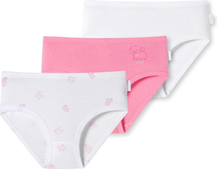 Schiesser 3er Pack Kids Girls Feinripp Organic Cotton Slips / Unterhosen
