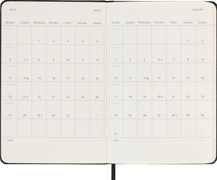 Actual product image Moleskine Taschenagenda Daily (9 x 14 cm, English)