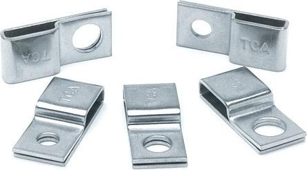 Actual product image HellermannTyton SSPC6 Stainless Steel Cable Tie P-Mount (Metal cable ties, 23 mm, 100 pcs.)