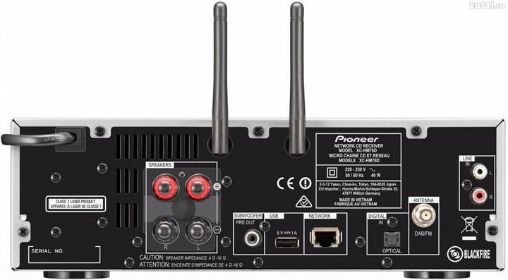 Actual product image Pioneer X-Hm76d (Wi-Fi, Bluetooth, Airplay, 2x 50 W)