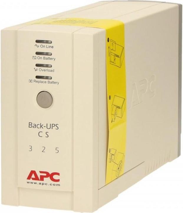 Actual product image APC BACK-UPS CS 325VA 230V W/O SW Project (P) (325 VA, 210 W, Standby UPS)