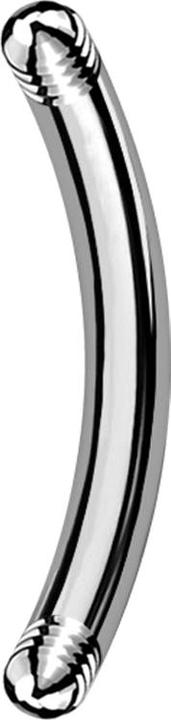 Star Piercing Bananen-Stab silber (ohne Messing, Titan G23)
