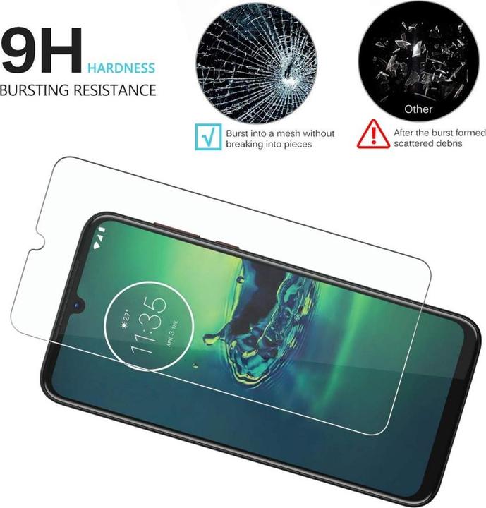 Immagine prodotto Screenguard Motorola Moto G8 Plus Pellicola protettiva in vetro Custodia Design amichevole (1 Pezzo/i, Motorola Moto G8 Plus)