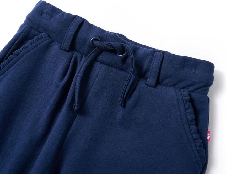 Produktbild VidaXL Kinderhose mit Kordelzug Marineblau 128,Material: 95 (128)