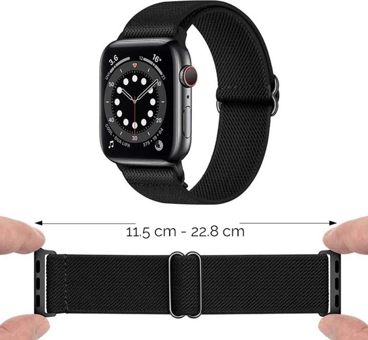 Produktbild PhoneLook Sportliches elastisches Nylonarmband, verstellbar, weich, waschbar 38mm / 40mm / 41mm (38 mm, 40 mm, 41 mm, Stoff)