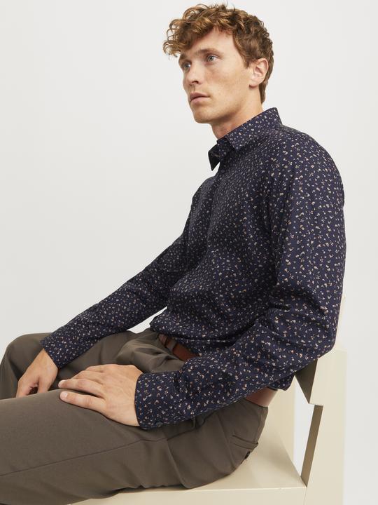 Produktbild Jack & Jones Jprblaleeds Print Dobby L/S Shirt Ln (M)