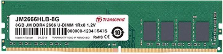 Actual product image Transcend JetRam (1 x 8GB, 2666 MHz, DDR4-RAM, DIMM)